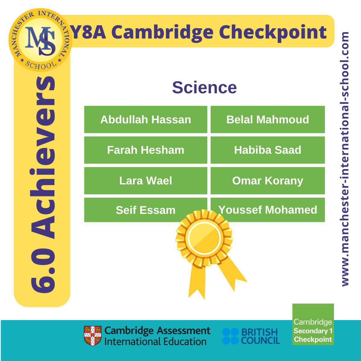 6.0 Achievers : Cambridge Checkpoints