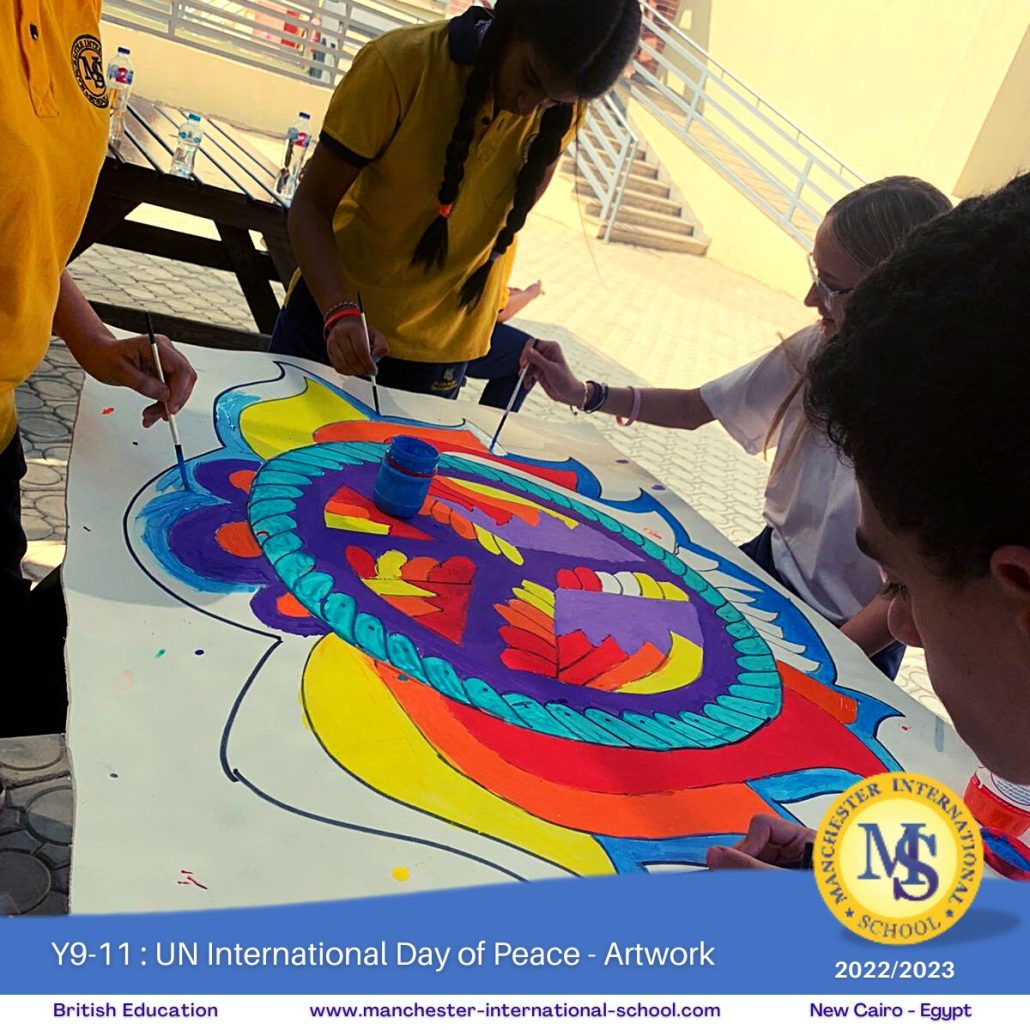Y9-11 : UN International Day of Peace Artwork
