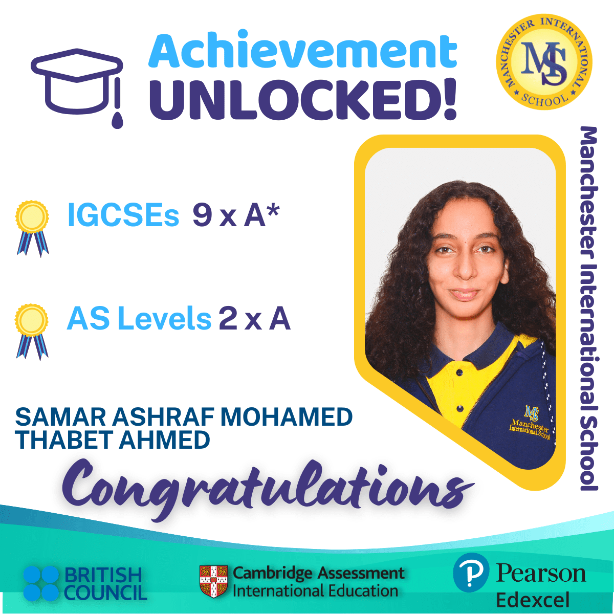 Top Achieving IGCSE and As/A Level Students