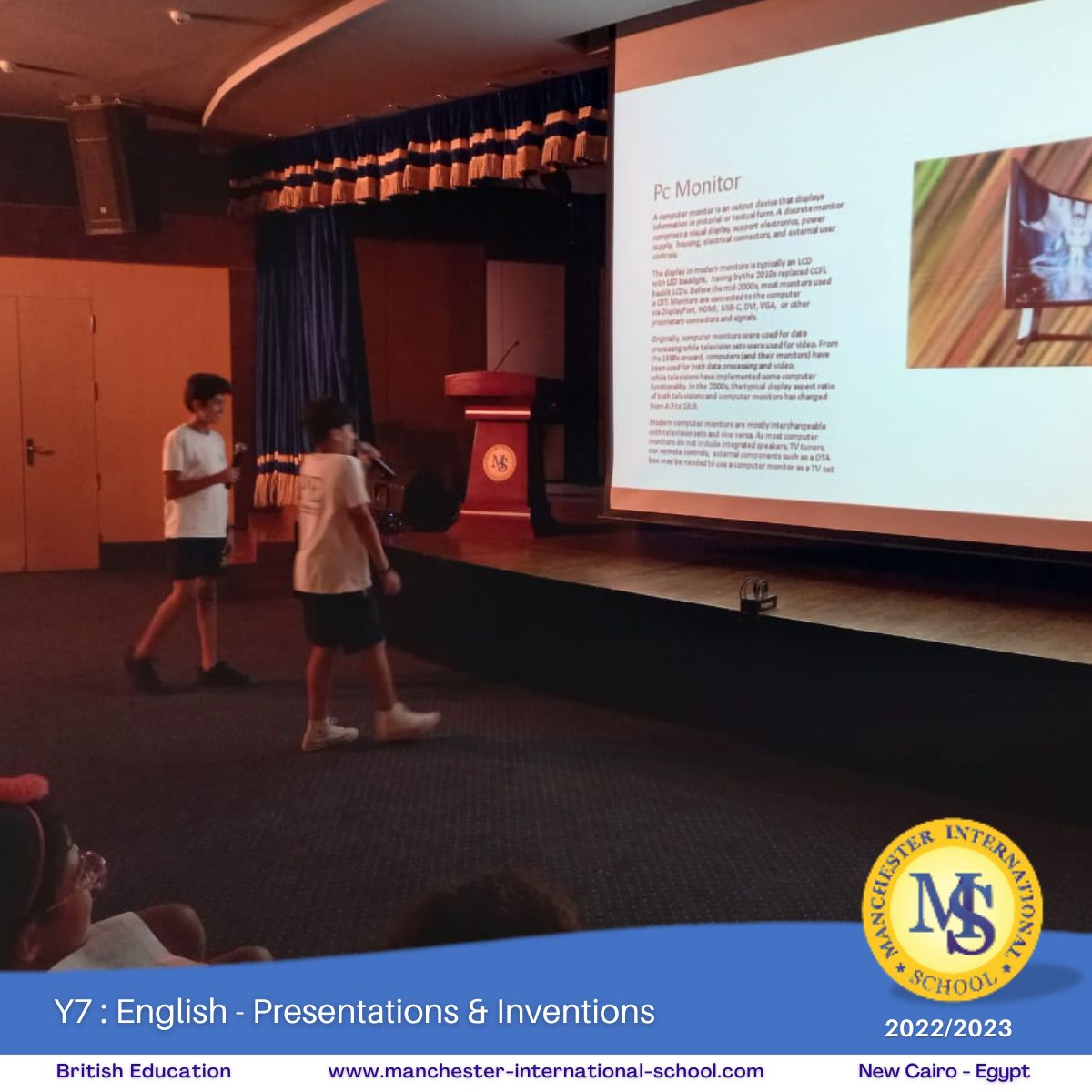 Y7 : English – Presentations & Inventions
